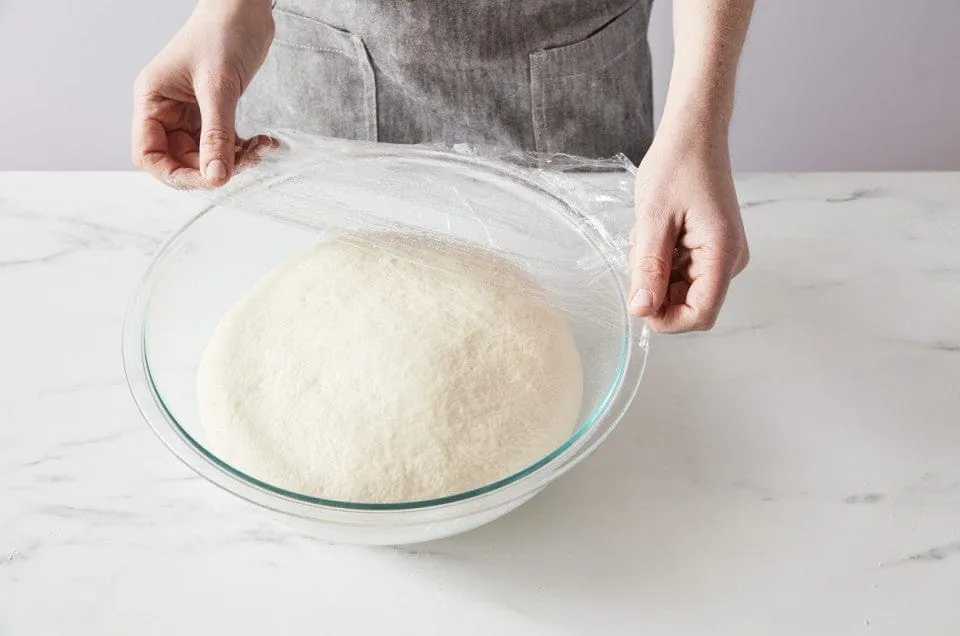 Covering the dough