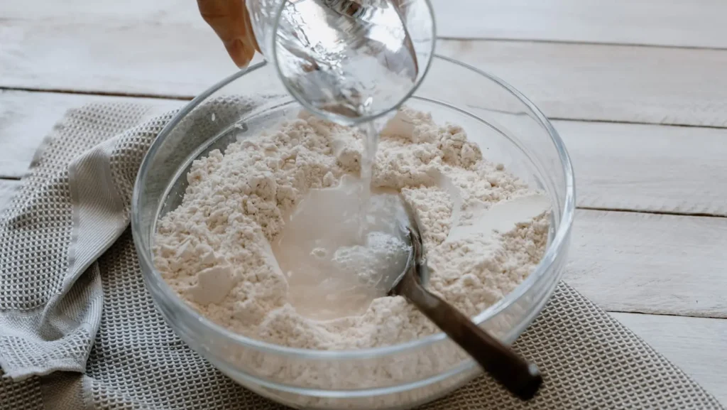 use warm water to kneed the dough